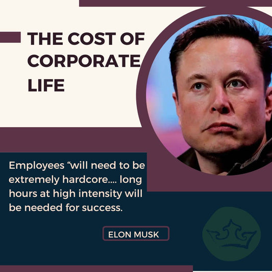 The Cost of Working Corporate is Your Most Valuable Resource- Time