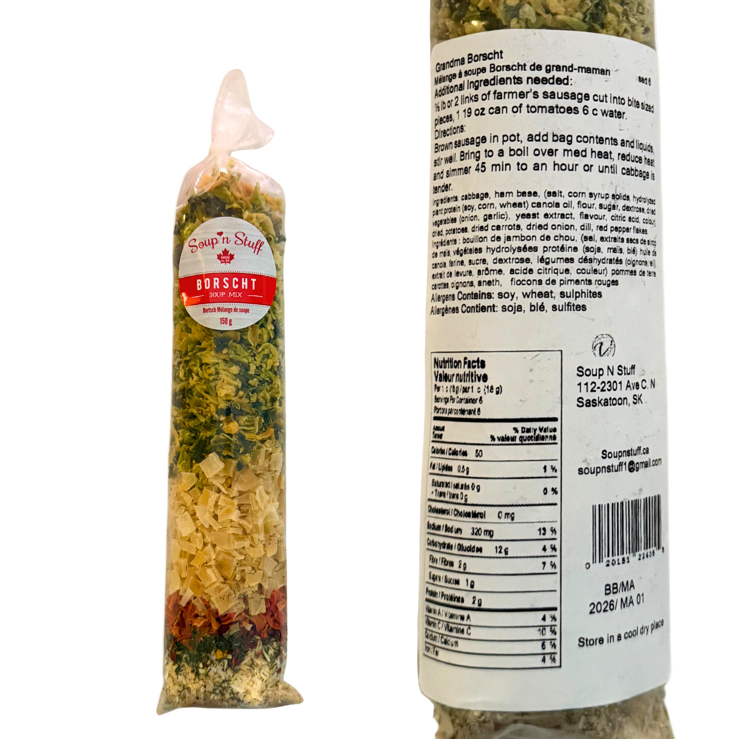 Soup ‘n Stuff Prairie-Inspired Dry Soup Mixes
