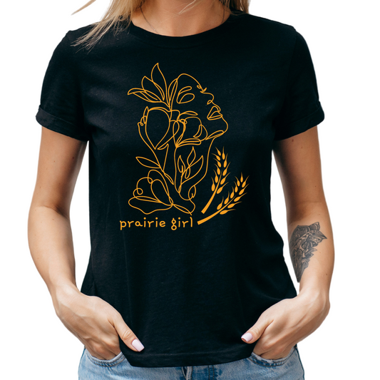 Prairie Girl Apparel – Celebrate Your Prairie Spirit
Embrace your inner prairie girl with our Prairie Girl Hoodie, T-shirt, or Sweatshirt, featuring a charming decal that represents the strength, beauty, and resilience of prairie women. The design captures the essence of prairie life, making it the perfect statement piece for those who feel connected to the wide-open fields and big skies of the prairies.
Premium Quality Gildan Apparel: Crafted from soft, durable fabric, our Gildan standard-sized garments