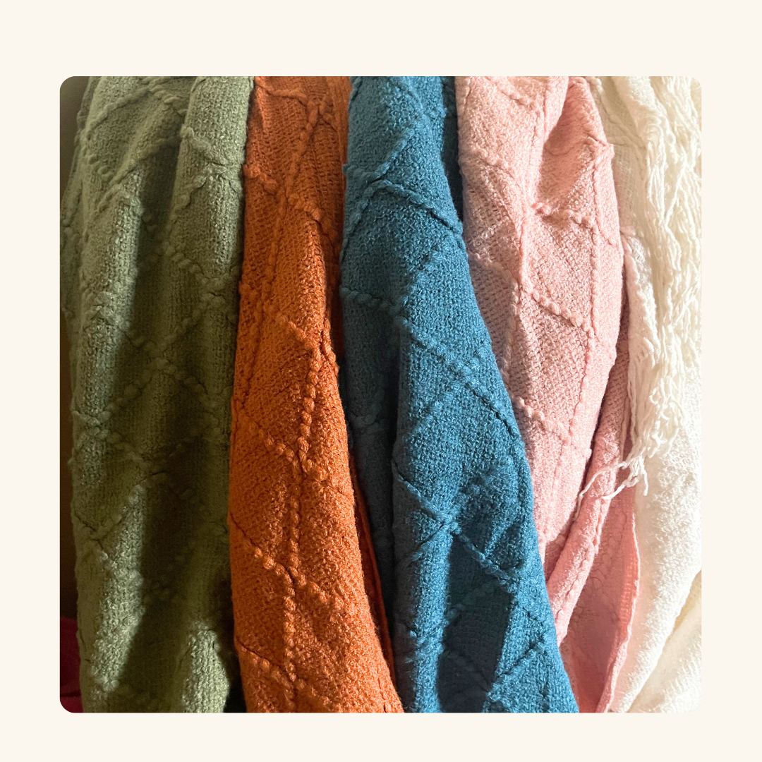 Cozy Knit Throw Blanket