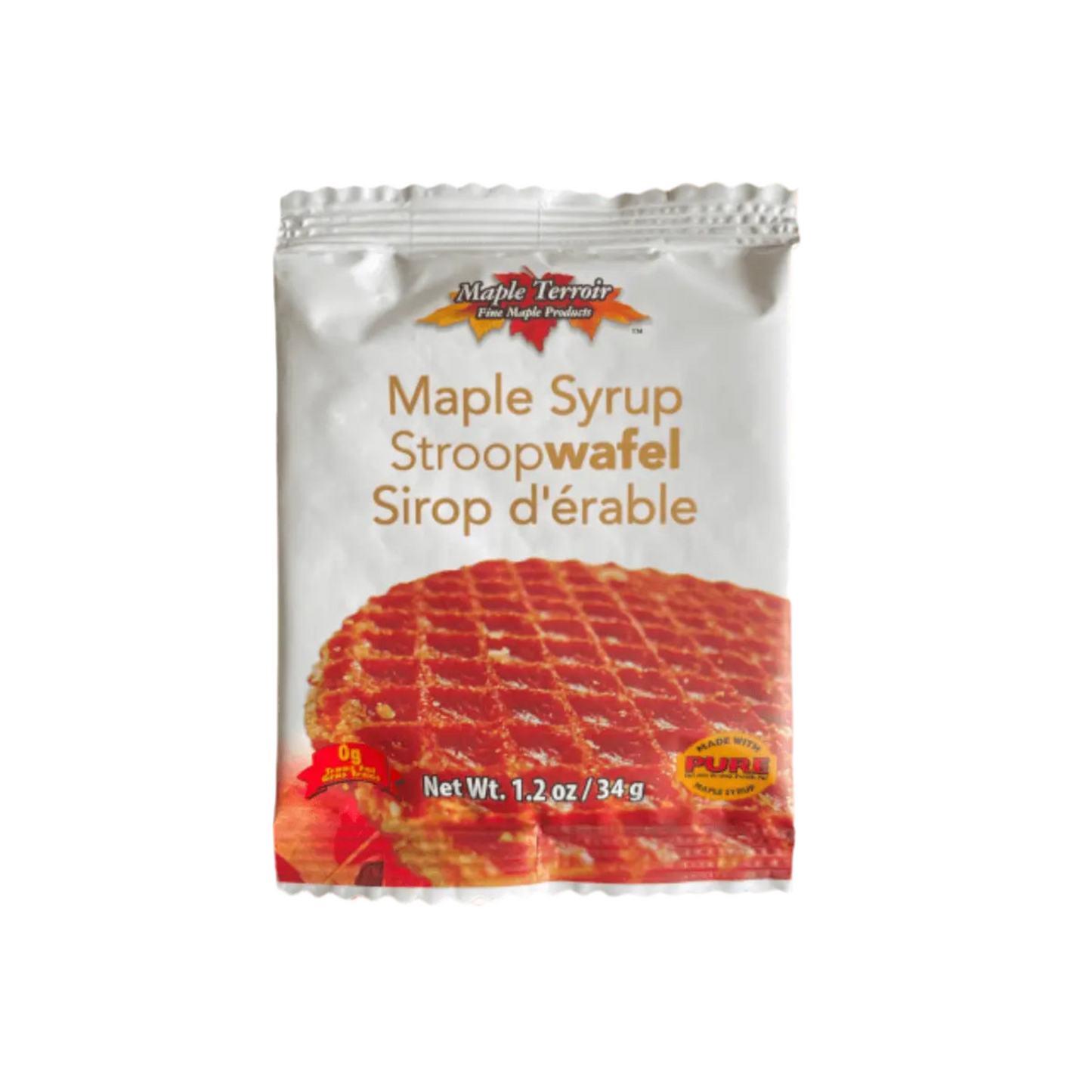 Maple Syrup Stroopwafels (Individually Wrapped)