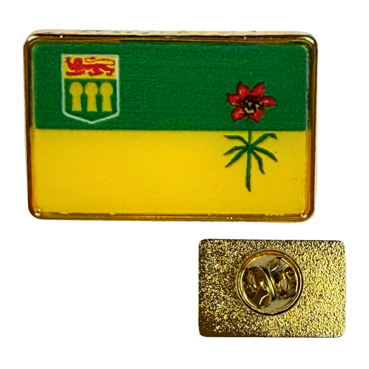Saskatchewan Flag Metal Pin