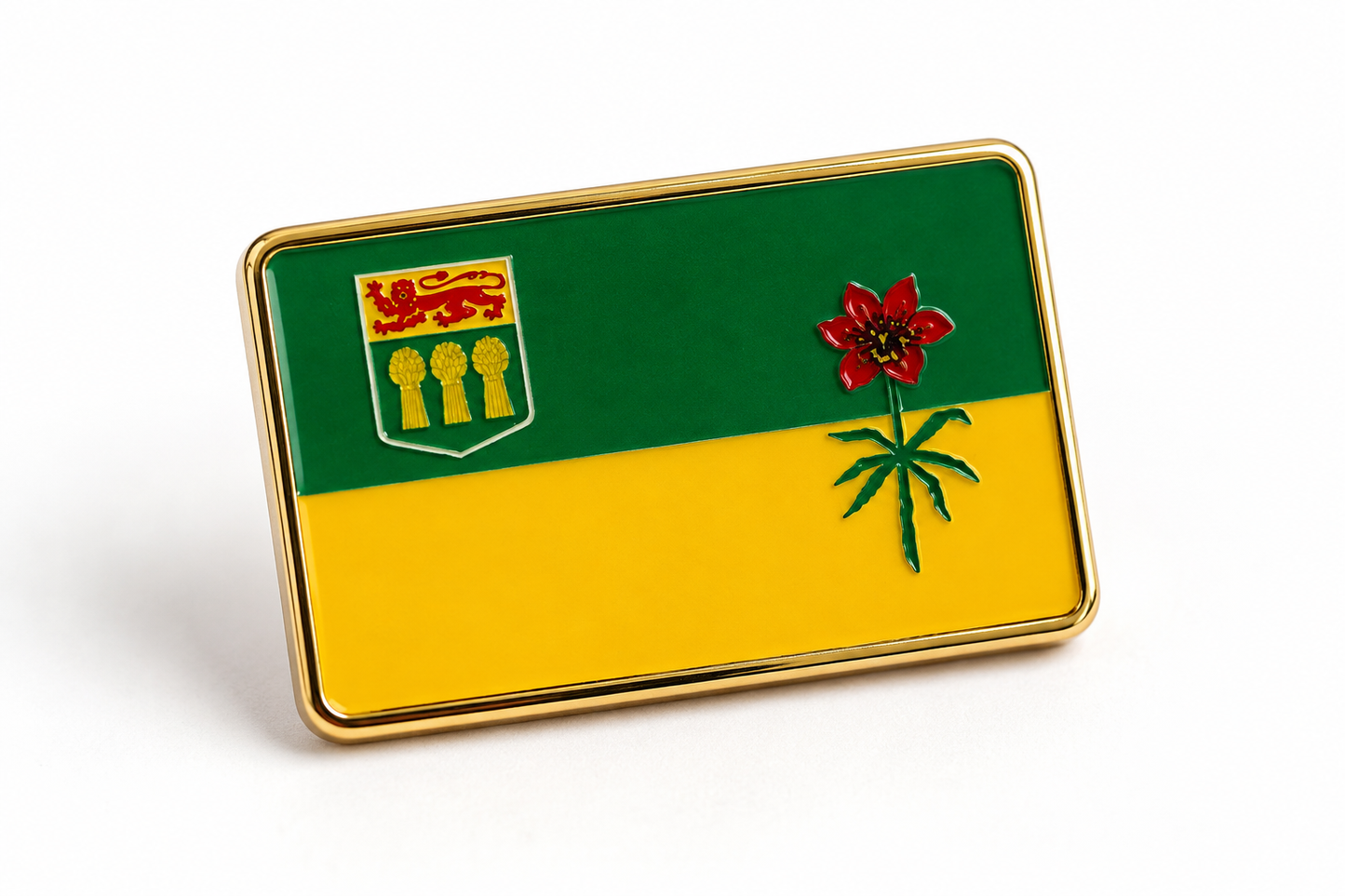 Saskatchewan Flag Metal Pin