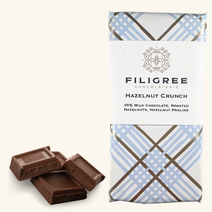 Filigree Chocolate Bar -Indulge in a luxurious filigree chocolate bar, the perfect sweet treat to complement your coffee experience.