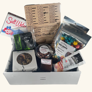 Game Night Box – A Taste of Saskatchewan for Fun-Filled Gatherings

Transform any evening into an unforgettable game night with the Game Night Box from QCGifts.ca, featuring handpicked treats and games from 5 amazing Saskatchewan businesses!