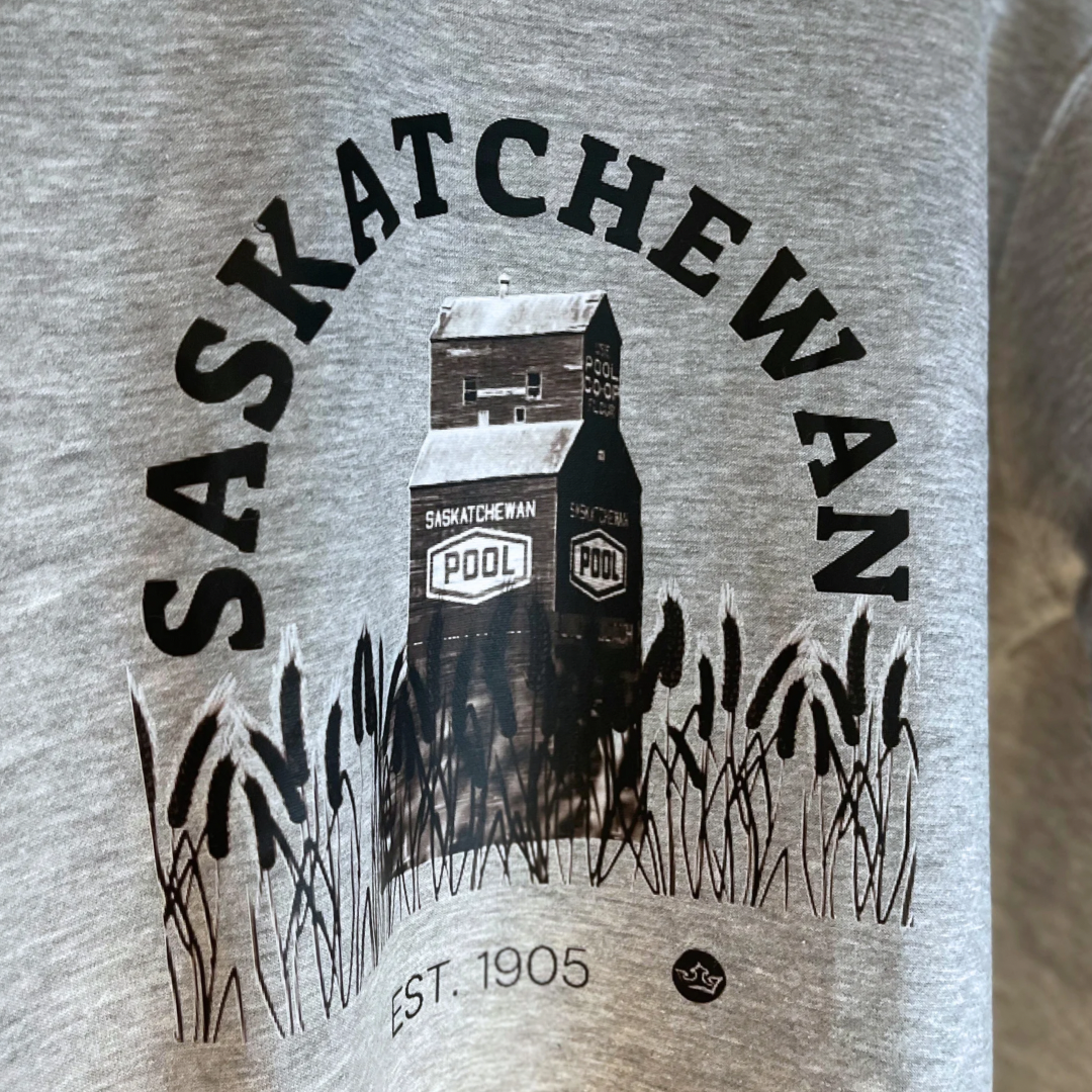 Crewneck Sweatshirt with Grain Elevator
