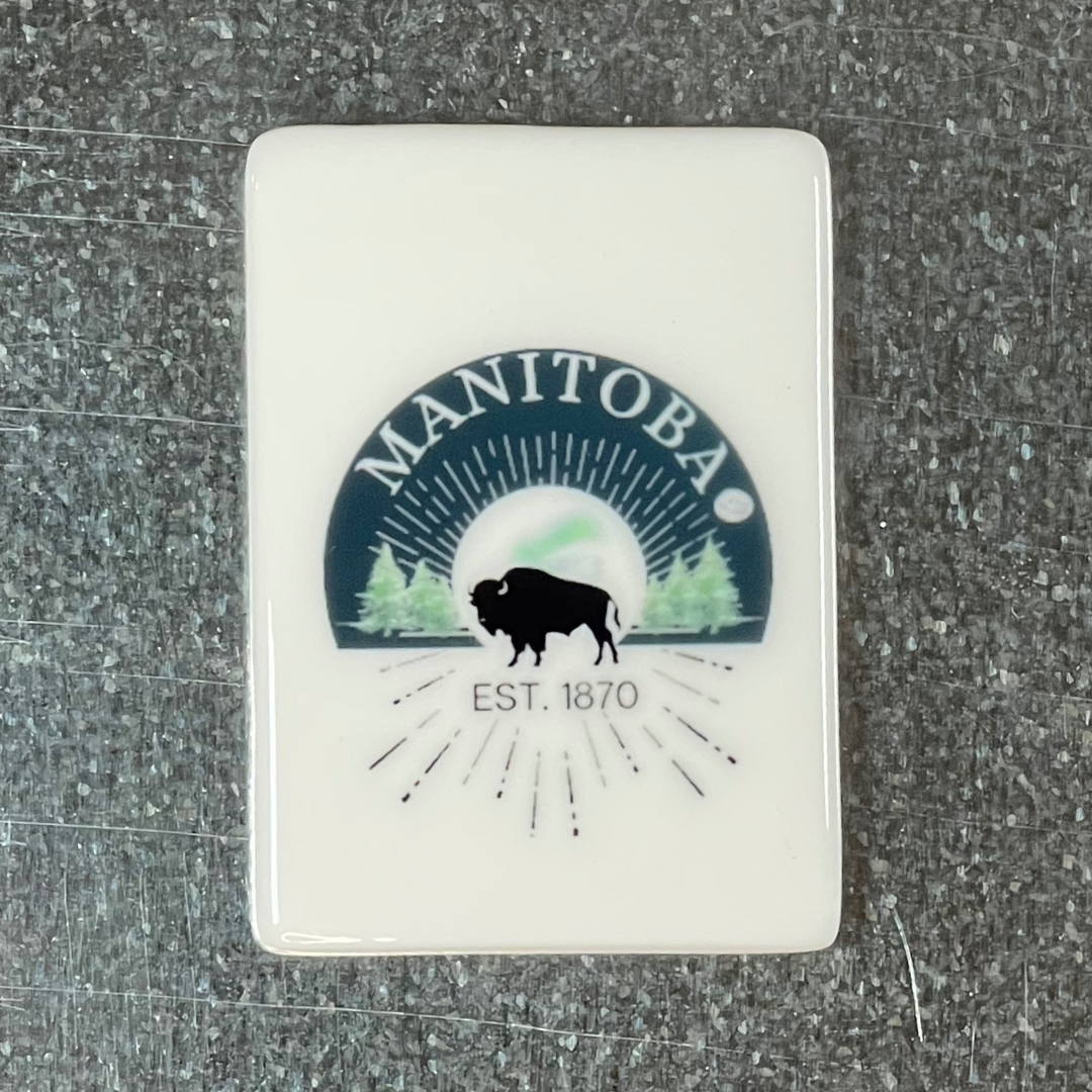 Bring a piece of the Prairies into your home with our vibrant, nostalgia-filled fridge magnets! Whether you're gifting someone special or adding a touch of local charm to your own space, these magnets are a perfect keepsake that celebrates Saskatchewan, Alberta, and Manitoba.

With bold colors, classic Prairie imagery, and handcrafted details, these magnets make a thoughtful gift for friends and family near or far. Add them to a custom gift box or collect them as a reminder of the wide-open skies, golden fi