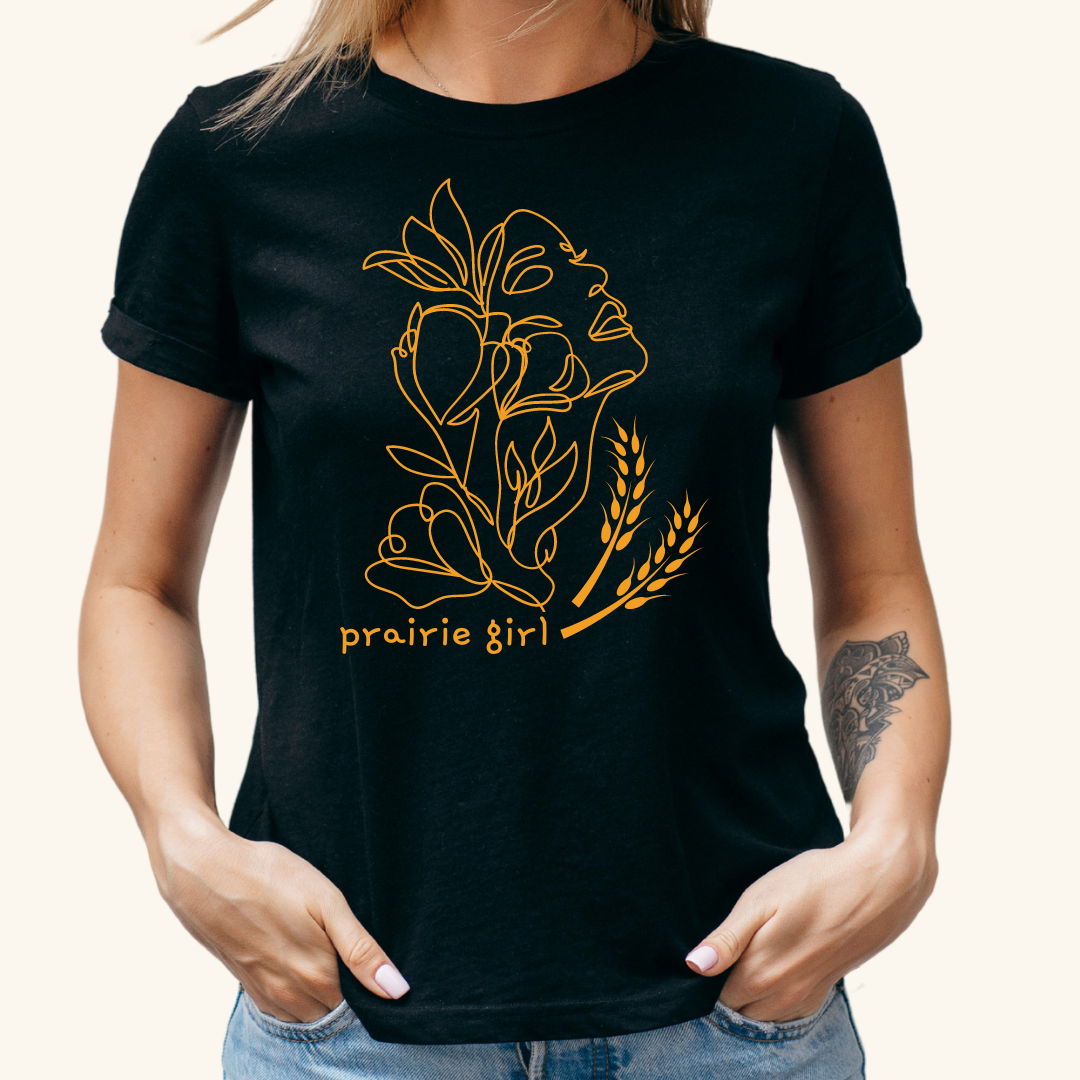 Prairie Girl Apparel – Celebrate Your Prairie Spirit

Embrace your inner prairie girl with our Prairie Girl Hoodie, T-shirt, or Sweatshirt, featuring a charming decal that represents the strength, beauty, and resilience of prairie women. The design captures the essence of prairie life, making it the perfect statement piece for those who feel connected to the wide-open fields and big skies of the prairies.

Premium Quality Gildan Apparel: Crafted from soft, durable fabric, our Gildan standard-sized garments 