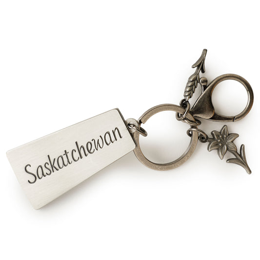 Saskatchewan Charm Keychain