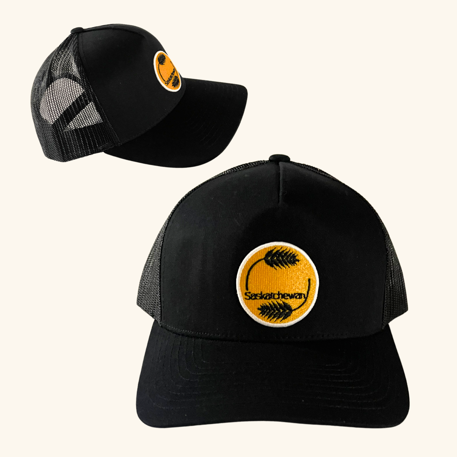 Elevate your style with our Prairie Hat, featuring an embroidered iron-on patch that proudly showcases your love for the True North. Crafted for comfort and durability, this hat is designed with a blend of 47% cotton, 25% polyester, and 28% nylon for the front, paired with a 100% polyester mesh back for breathable wear. The pre-curved visor adds a classic touch, while the adjustable plastic tab closure ensures a perfect fit for everyone.
