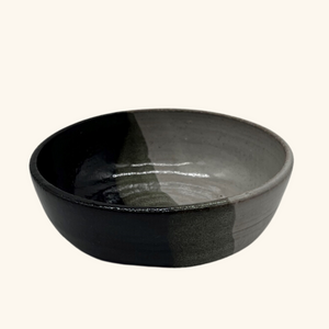 Handcrafted mini bowl by Freba Pottery, the perfect size for snacks, dips, or sides, featuring a unique Prairie-inspired design