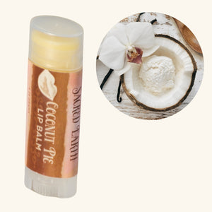 Sacred Earth nourishing lip balm, made with beeswax, shea butter, and healing oils for long-lasting moisture and protection.