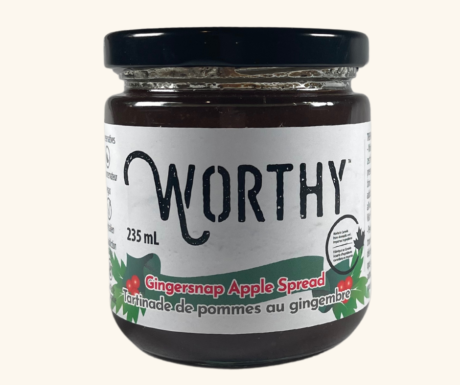 lose-up of Worthy brand spread, highlighting the vibrant colors and texture of the gourmet fruit preserves.