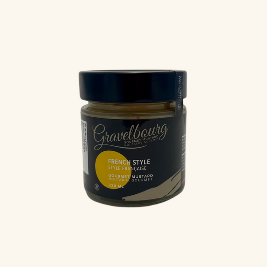 Gravelbourg Mustard – Prairie-Made, Bold Flavors

Elevate your meals with the rich, gourmet taste of Gravelbourg Mustard, crafted right here in Saskatchewan. Known for its smooth texture and bold flavors, this 220ml jar of premium mustard is a must-have for every kitchen.

With three delicious varieties to choose from, there’s a perfect mustard for every occasion: