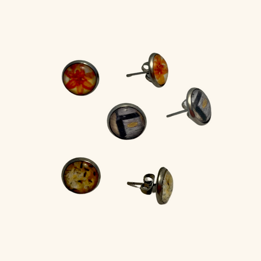 Prairie Style Stainless Steel Earrings: Capture the essence of prairie life with our Prairie Style Stainless Steel Earrings. These beautifully crafted earrings feature iconic designs inspired by the prairies, offering you a stylish way to showcase your connection to this unique landscape.